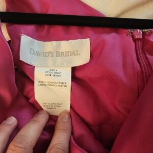 Dress. Long. David's Bridal